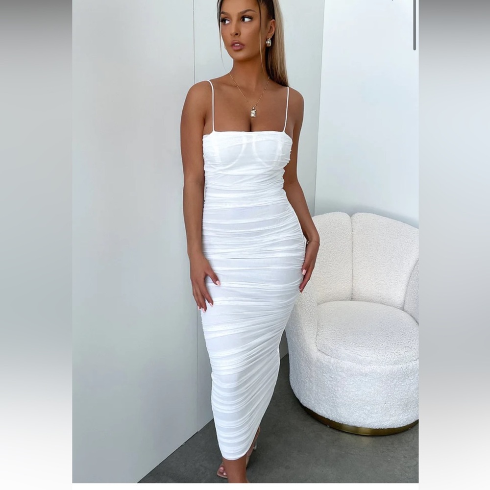 Fornarina Ruched Mesh Dress from House of CB ❤️❤️❤️